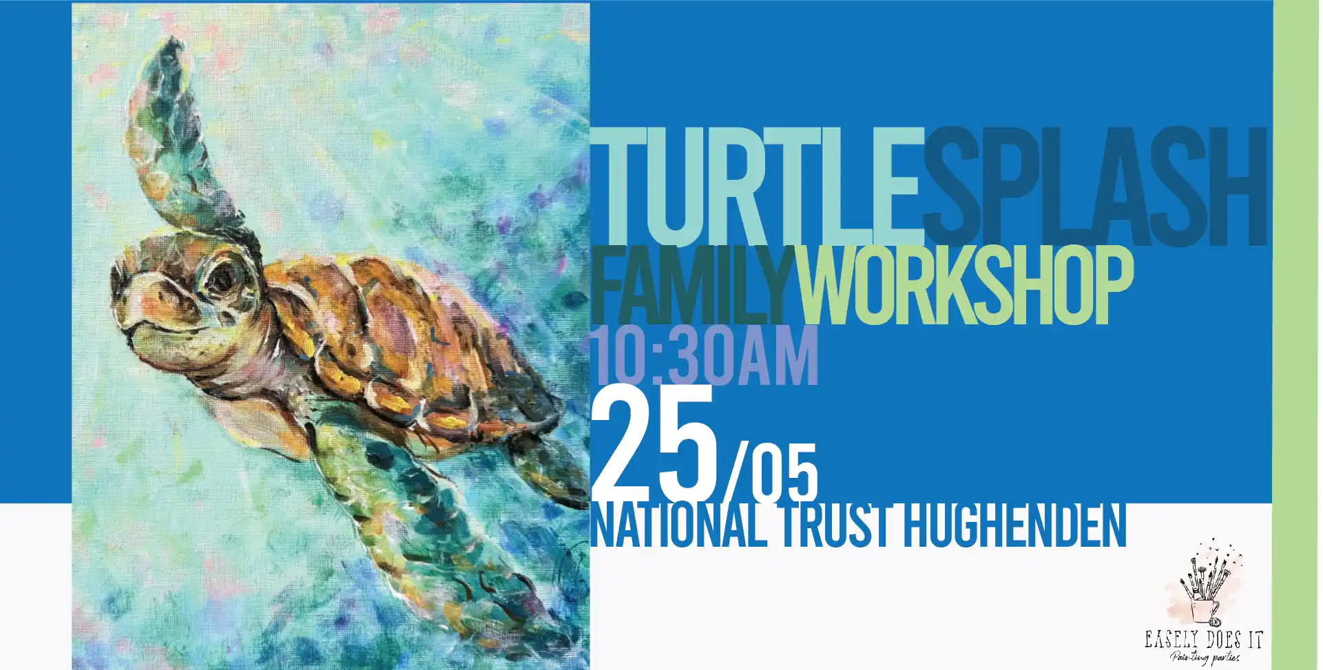 Turtle Splash Painting Workshop @ National Trust Hughenden