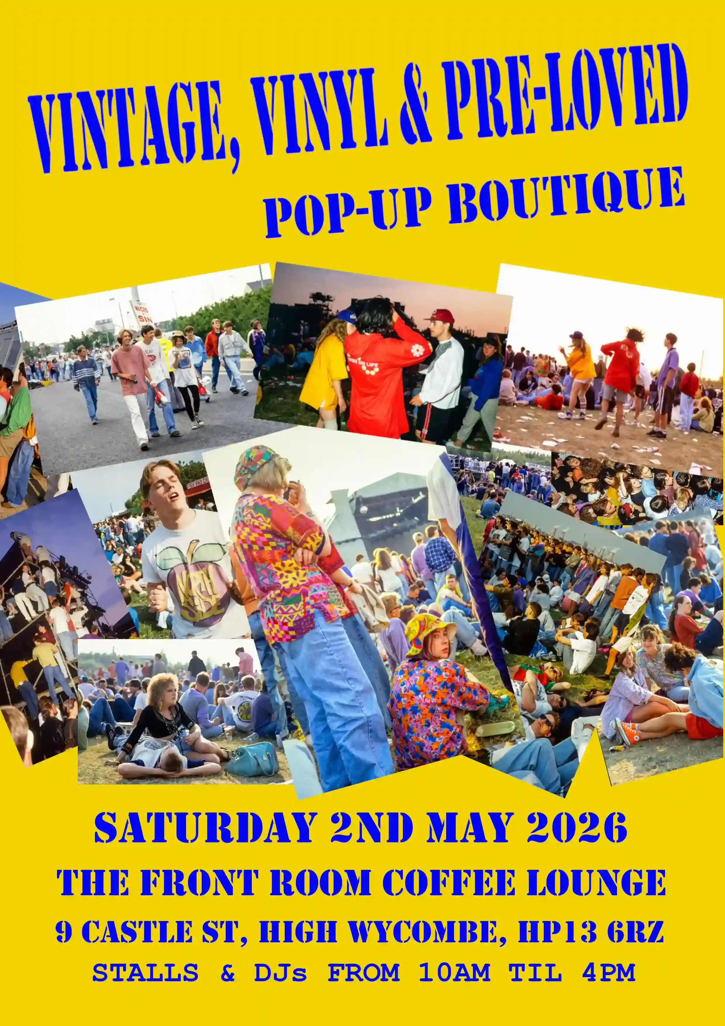 Vintage, Vinyl & Pre-Loved Pop-Up Boutique