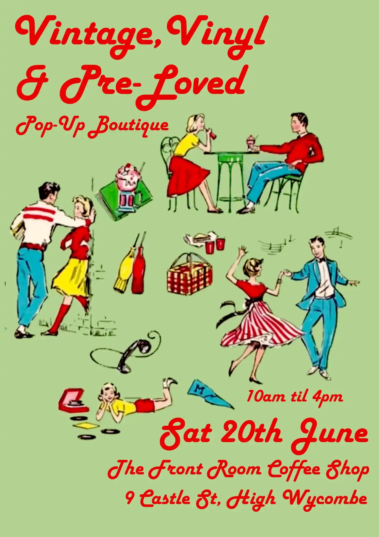 Vintage, Vinyl & Pre-Loved Pop-Up Boutique