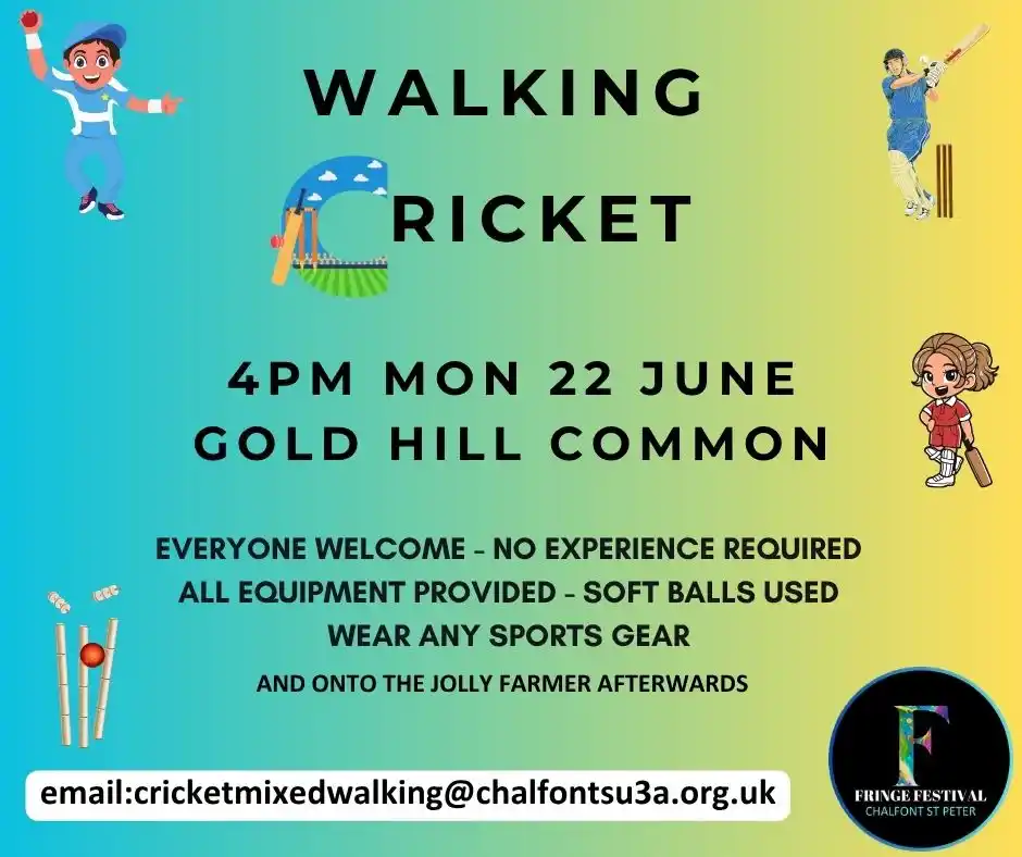 Walking Cricket On Gold Hill Common
