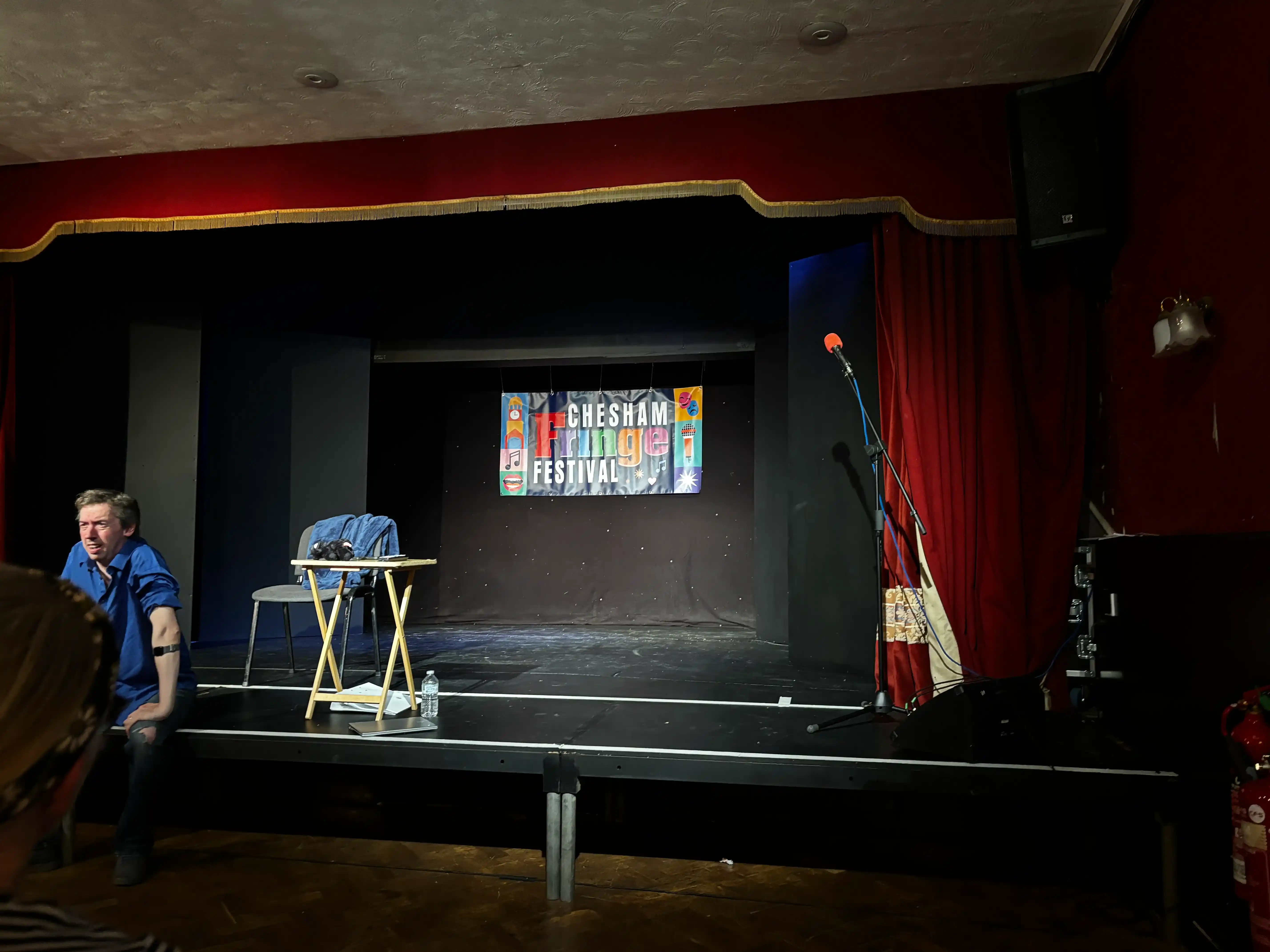 Paul Richards&rsquo; excellent short play called Offgridland at the Little Theatre by the Park at Chesham Fringe