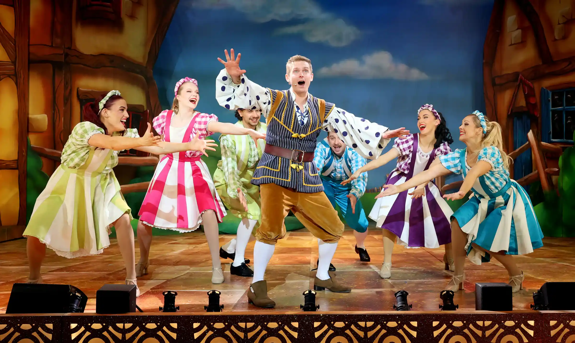 Joe Sleight as Jack and his ensemble