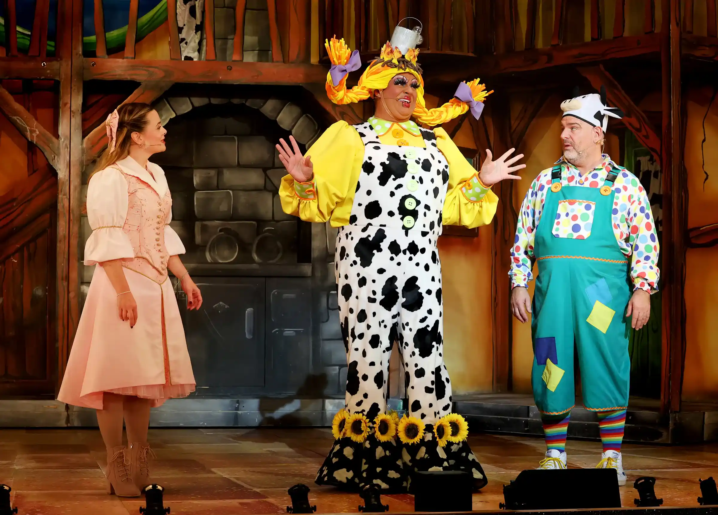 EmmaCrossley, LeonCraig and AndyCollins in character