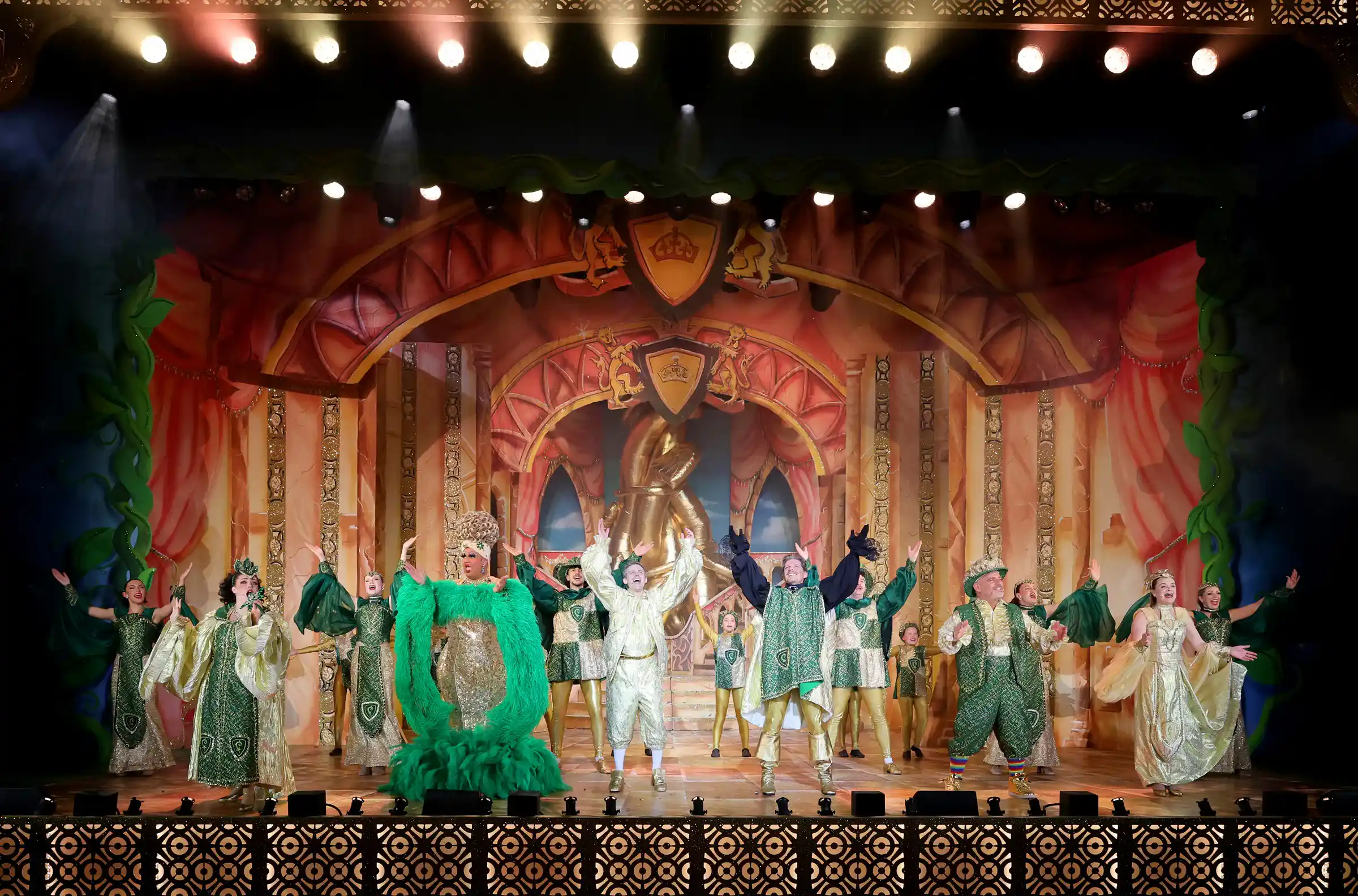 The finale of Jack and The Beanstalk