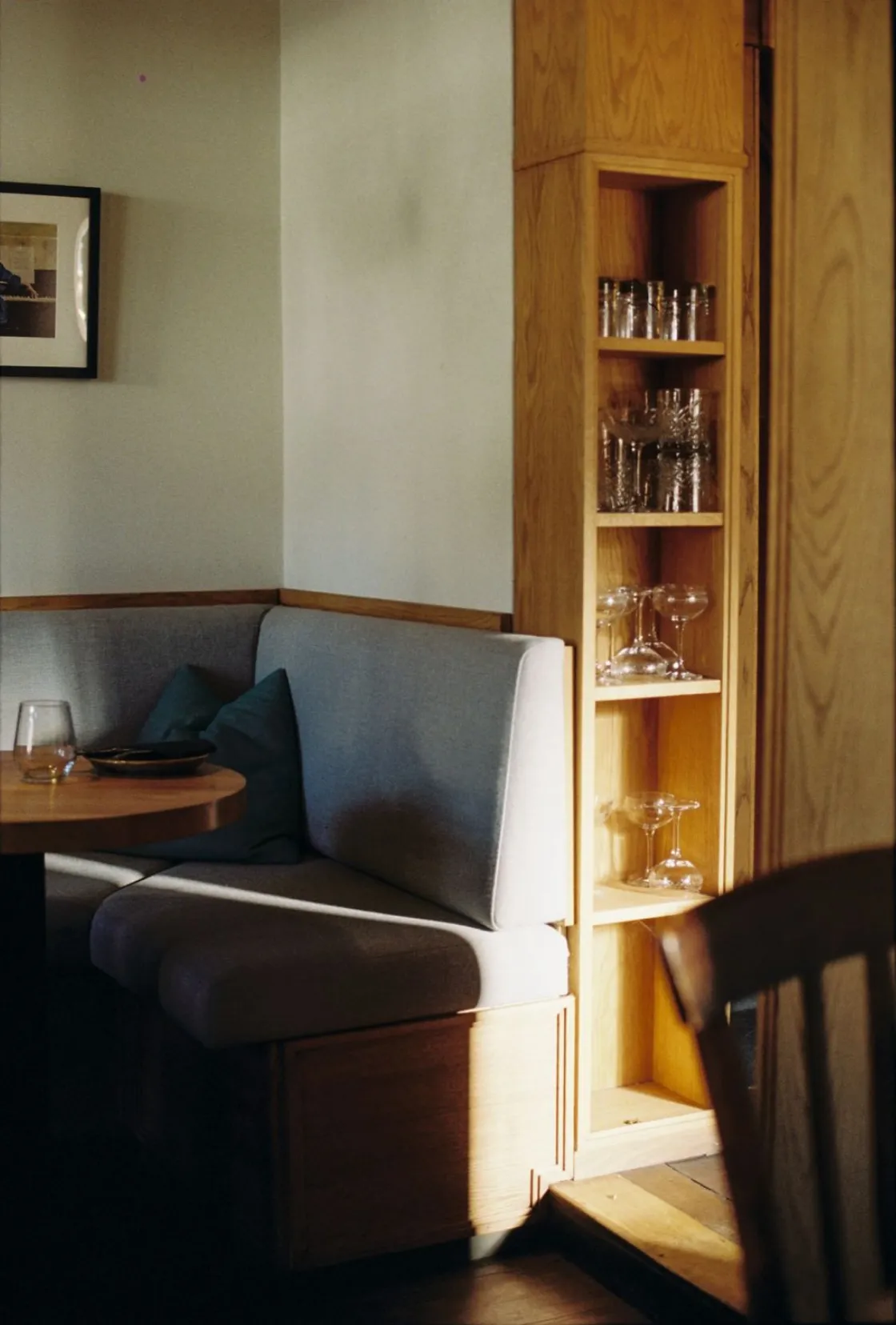 Image of the seating at Bistro Twelve Twenty