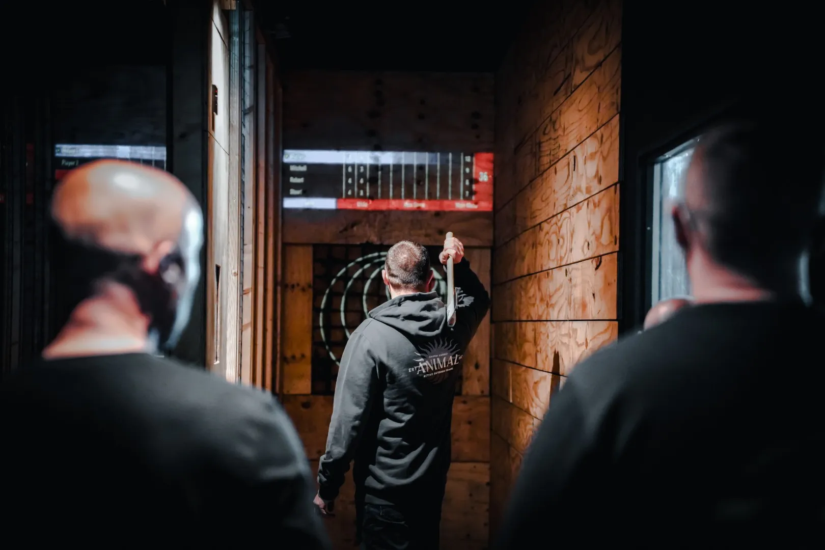 Axe throwing at Formula Fast
